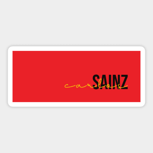 Carlos Sainz Driver Name - 2022 Season #5 Sticker